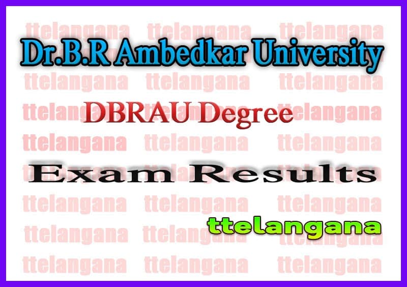 DBRAU Dr.B.R Ambedkar University Re-Exam Improvement UG 1st 2nd 3rd Result 