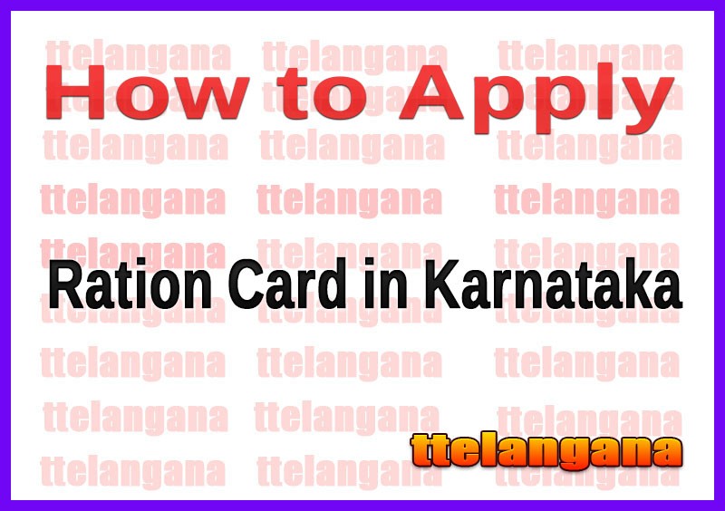 How to Apply Ration Card in Karnataka