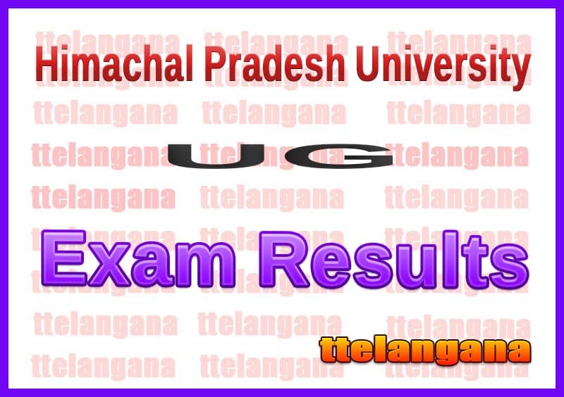 Himachal Pradesh University Shimla 2nd 4th 6th BSc BA BCom semester Result