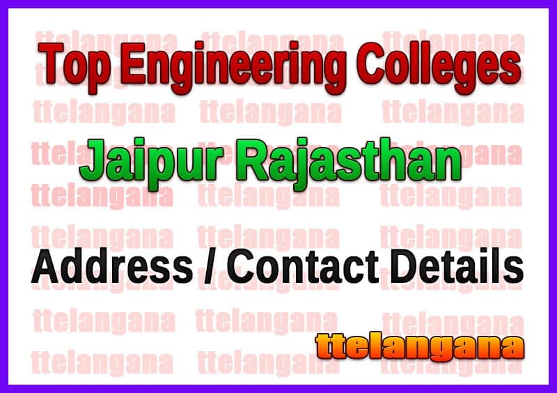 Top Engineering Colleges in Jaipur Rajasthan