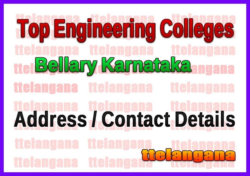 Top Engineering Colleges in Bellary Karnataka