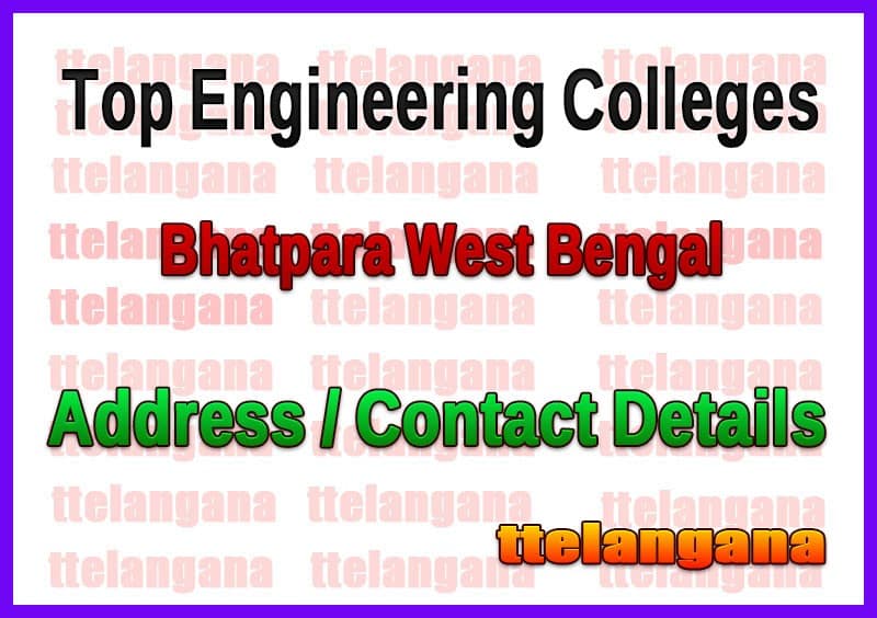 Top Engineering Colleges in Bhatpara West Bengal