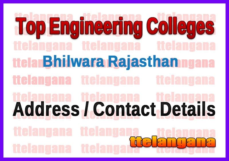 Top Engineering Colleges in Bhilwara Rajasthan