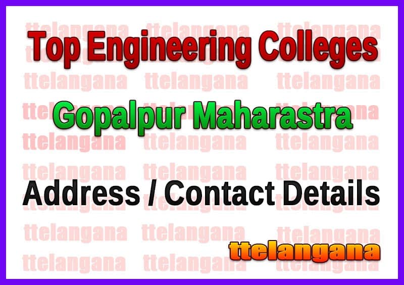 Top Engineering Colleges in Gopalpur Maharastra