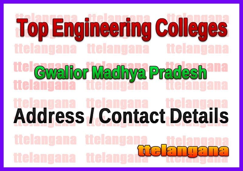 Top Engineering Colleges in Gwalior Madhya Pradesh