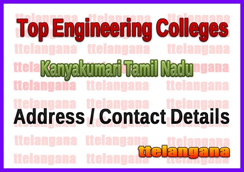 Top Engineering Colleges in Kanyakumari Tamil Nadu
