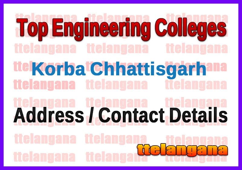 Top Engineering Colleges in Korba Chhattisgarh