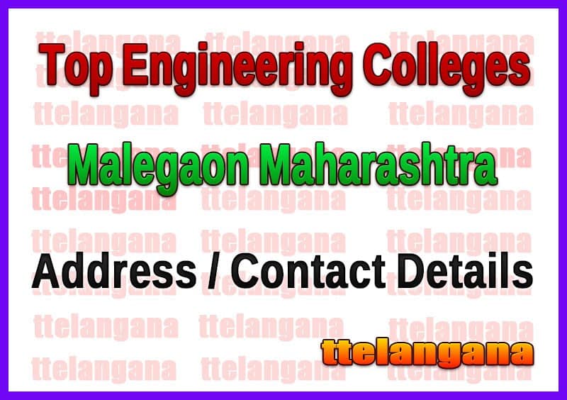 Top Engineering Colleges in Malegaon Maharashtra