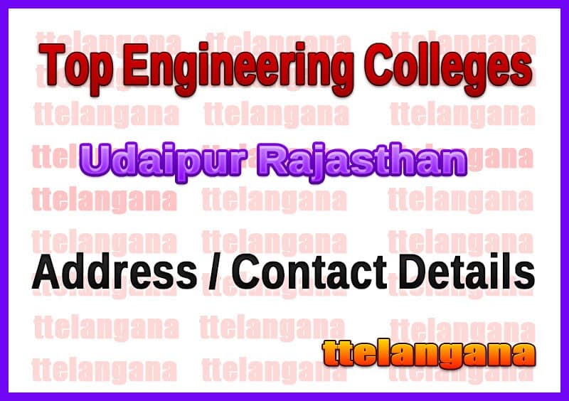 Top Engineering Colleges in Udaipur Rajasthan