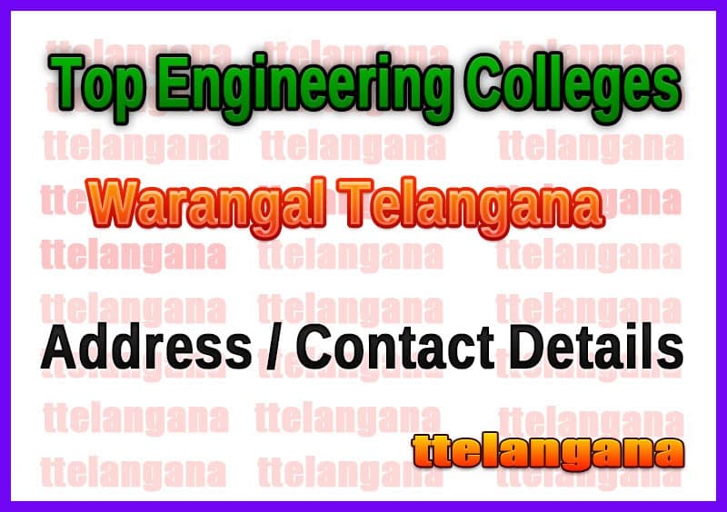 Top Engineering Colleges in Warangal Telangana