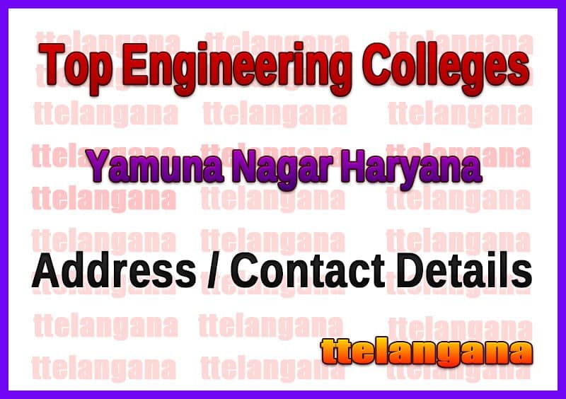 Top Engineering Colleges in Yamuna Nagar Haryana
