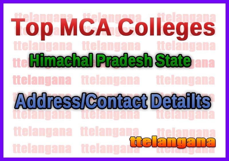 Top MCA Colleges in Himachal Pradesh