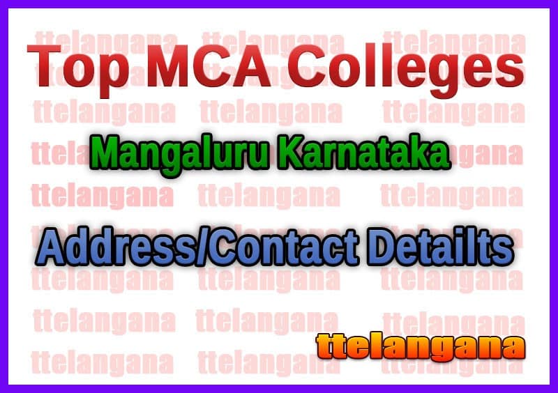 Top MCA Colleges in Mangaluru