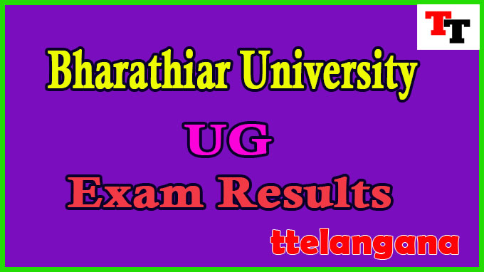Bharathiar University UG Exam Result