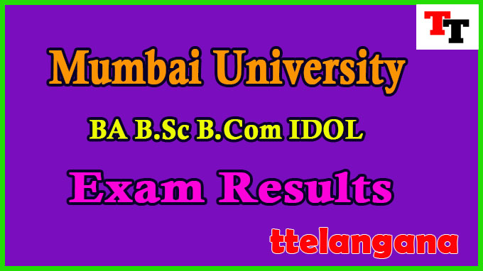 Mumbai University BA B.Sc B.Com IDOL Result