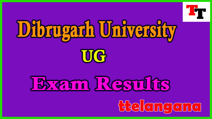 Dibrugarh University UG Exam Result
