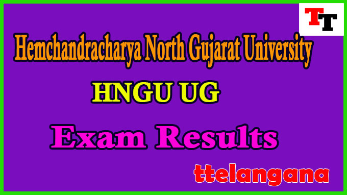 Hemchandracharya North Gujarat University UG Exam Result 