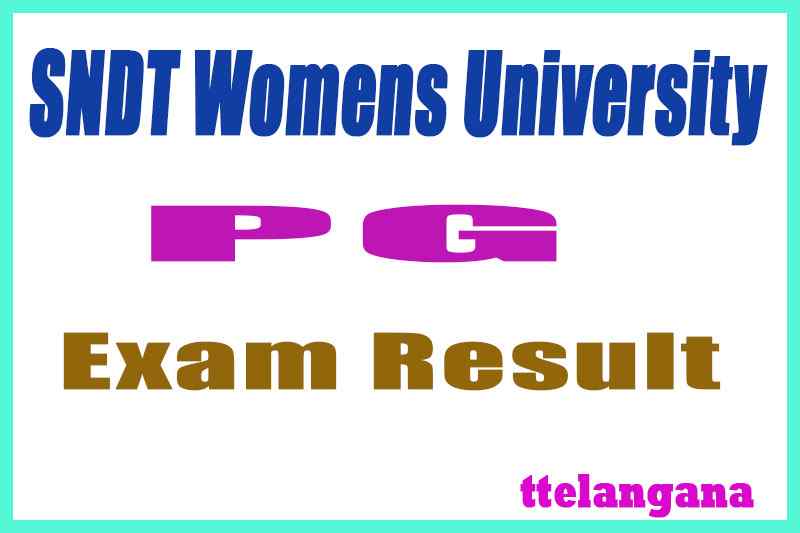 SNDT Womens Shreemati Nathibai Damodar Thackersey University PG 1s 3rd Semester Result