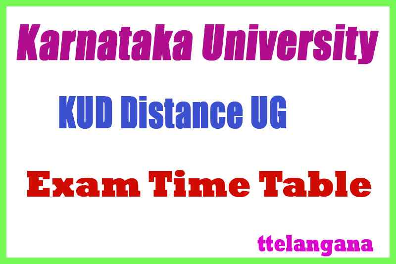 KUD Karnataka University Dharwad Correspondence Distance Part 1 2 3 Result