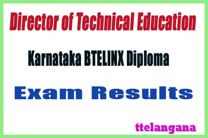 Karnataka BTELINX Diploma 1st 2nd 3rd 4th 5th 6th Semester Result