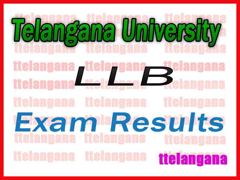 Telangana University LLB Regular Exam Results