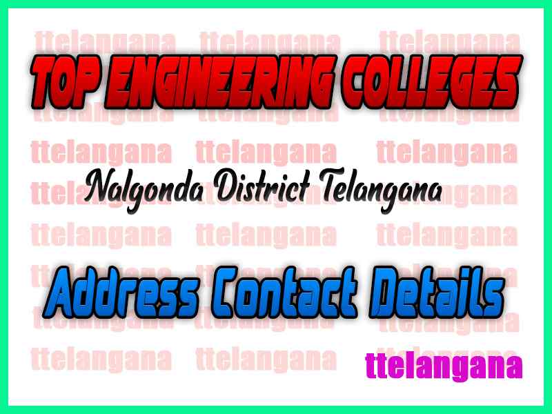 Engineering Colleges in Nalgonda District Telangana