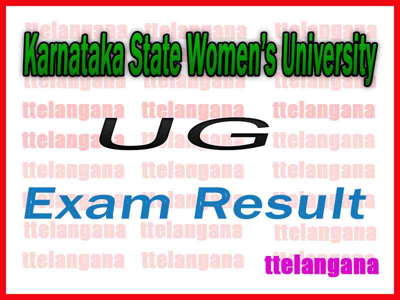 Karnataka State Women’s University UG Exam Results