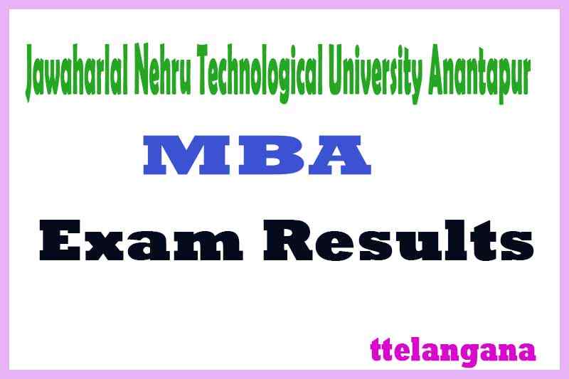 Jawaharlal Nehru Technological University Anantapur MBA Supply Exam Results