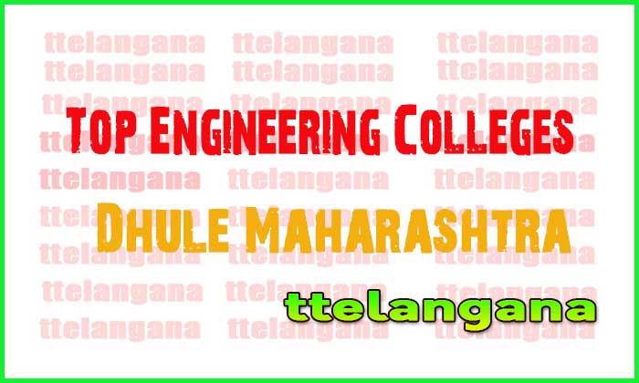 Top Engineering Colleges in Dhule Maharashtra