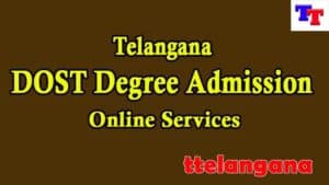 Telangana DOST Degree Admission DOST Allotment Last Date