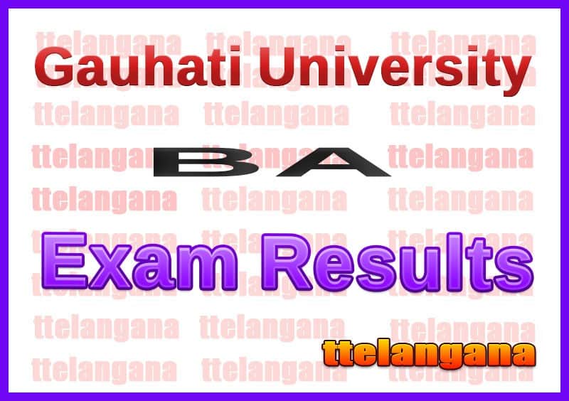 Gauhati University BA 2nd 4th 6th Semester Exam Result