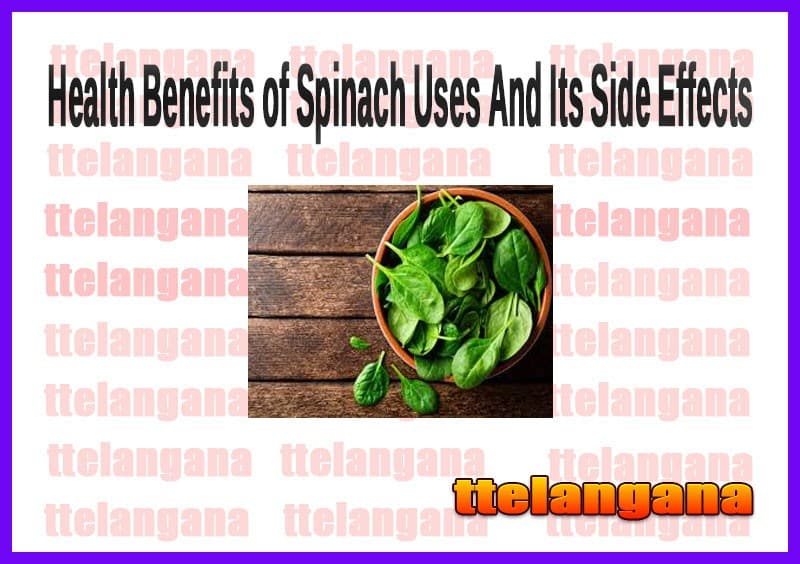Health Benefits of Spinach Uses And Its Side Effects