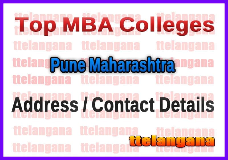 Top MBA Colleges in Pune Maharashtra