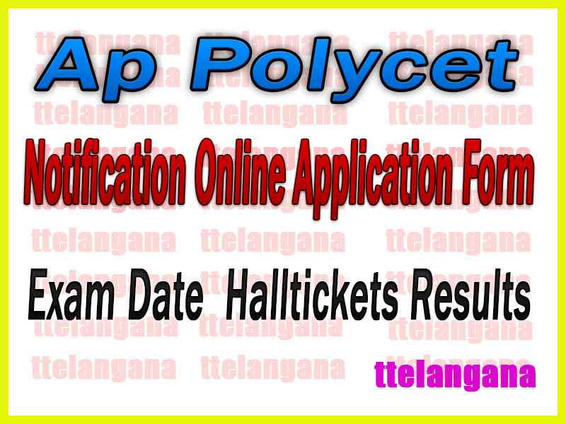 AP POLYCET Notification Online Application Form