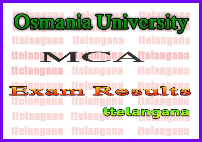 Osmania University MCA 1st Sem Regular Supply Results