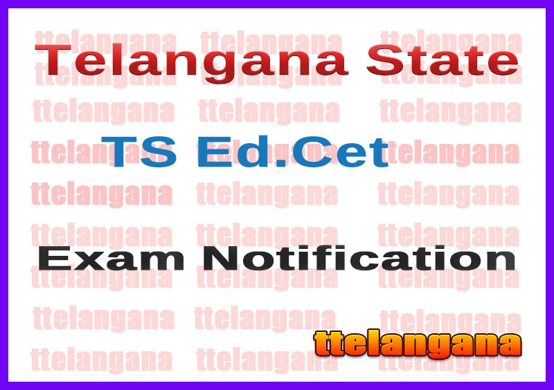 Telangana Ed.Cet Notification Download