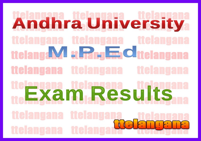 Andhra University AU M.P.Ed Exam Results