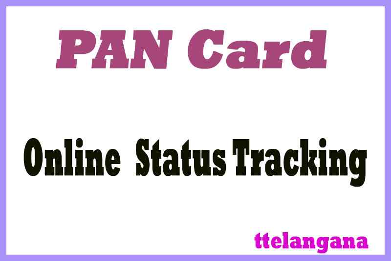 PAN Card Status Tracking Pancard Online Status