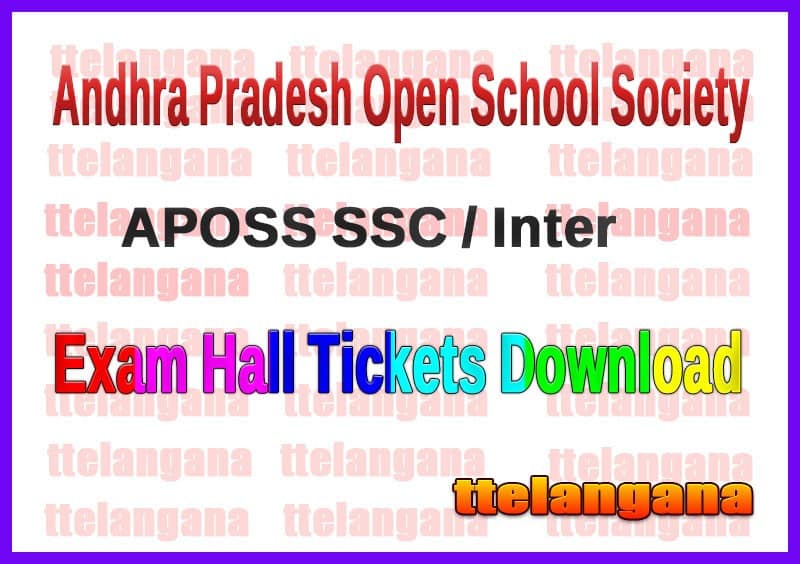 AP Open School SSC / Intermediate Exam Hall Tickets Download