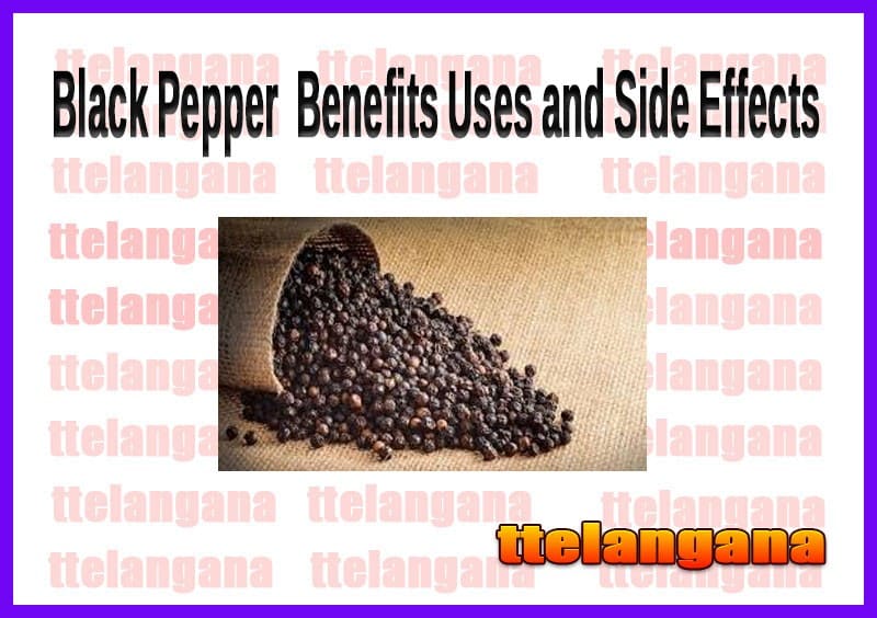 Health Benefits Of Black Pepper Uses and Side Effects