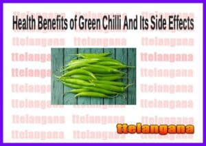Health Benefits of Green Chilli And Its Side Effects