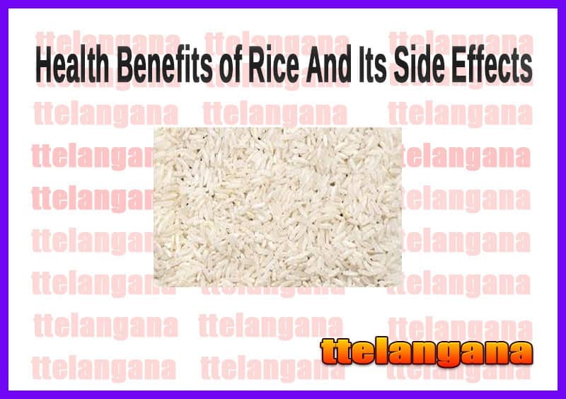 Health Benefits of Rice And Its Side Effects