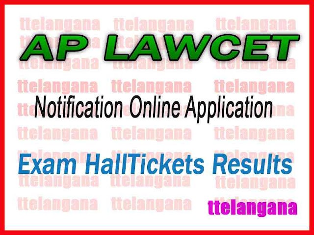 AP LAWCET Notification 2020 Online Application Hall Tickets Results