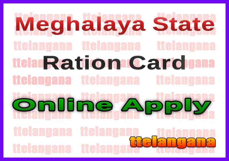 How to Apply Ration Card Online in Meghalaya State