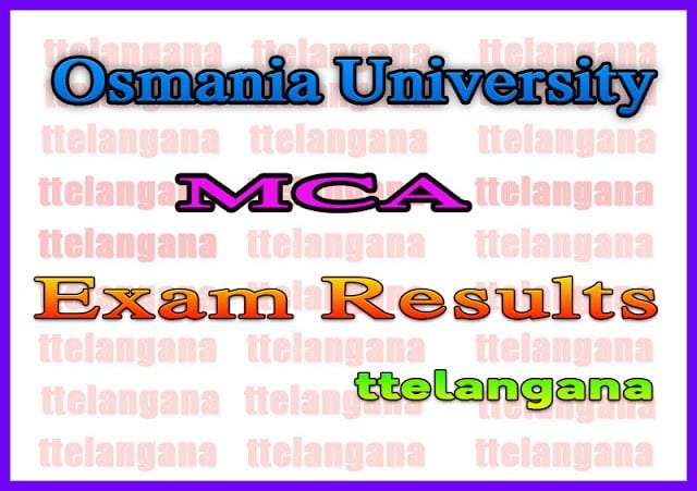 OU MCA 2 Years Course Results