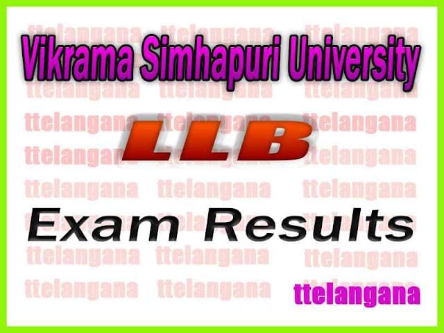 Vikrama Simhapuri University LLB Exam Results