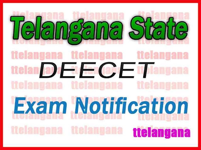 Telangana TS DEECET DIETCETNotification