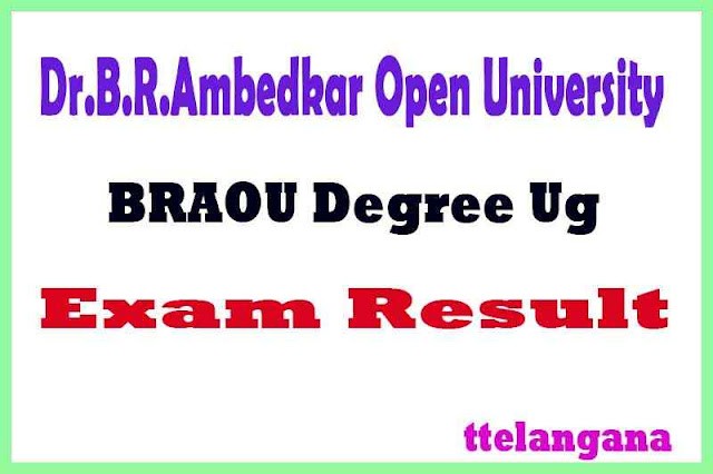 Dr.B.R.Ambedkar Open University (BRAOU) Exam Results