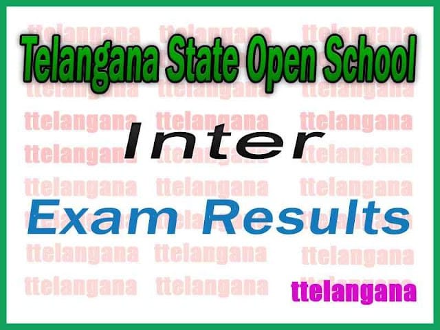 Telangana TS Open School TOSS Inter Results