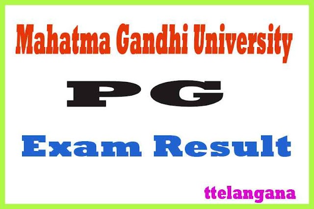 Mahatma Gandhi University MGU PG Exam Results